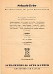 SCHACH ECHO / 1957 vol 15, Index